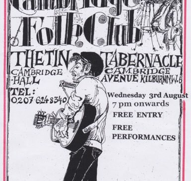 THE CAMBRIDGE FOLK CLUB